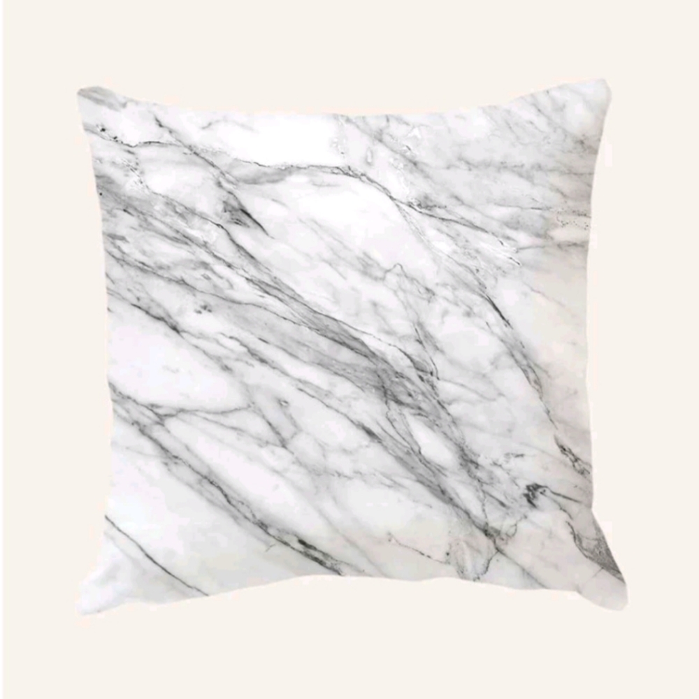 Marble Decor Pillow Case Set